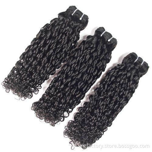 Hair salon tangle free human virgin malaysian curly hair, accept custom hair extension packaging